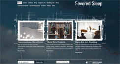 Desktop Screenshot of feveredsleep.co.uk
